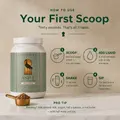ASP-1 Protein Powder Stack for GLP-1 — Vanilla Bean — mixing the powder