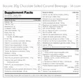 Biocare GLP-1 Nutritional Beverage — Chocolate Salted Caramel, 14 count — supplement facts