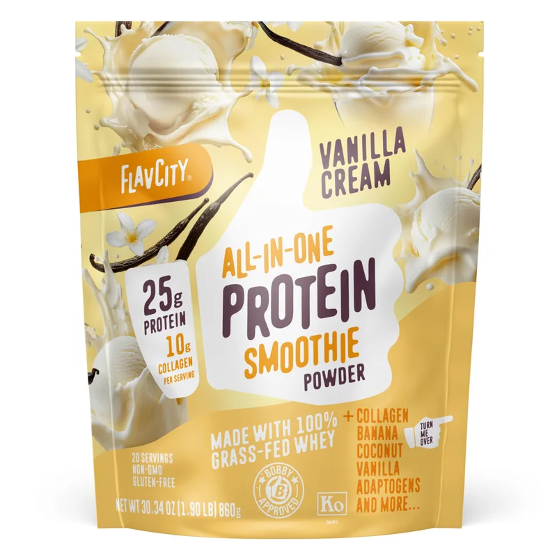 FlavCity All-in-One Protein Smoothie — Vanilla, 20 servings
