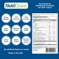 NutriQuest Protein Powder with Vitamins — Natural Vanilla — supplement facts