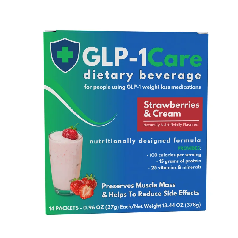 GLP-1Care Strawberry Creme Smoothie — 14 servings
