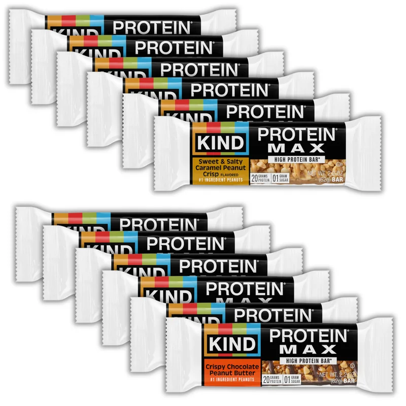 KIND Protein MAX — Variety, 12 bars