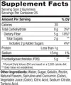 OLLY Fiber Gummy Rings — 50 count — supplement facts