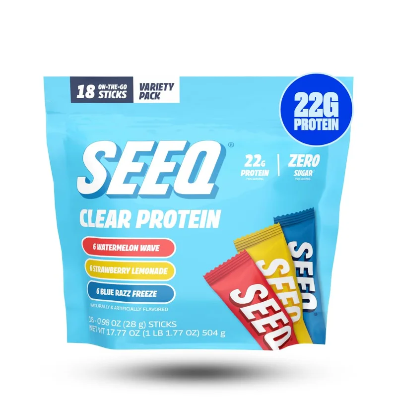 SEEQ Clear Protein Sample Pack — 18 packets