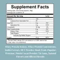 StrengthMD Protein + Fiber — Chocolate, 1.72 lb — supplement facts