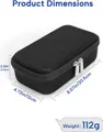 YOUSHARES 18-Slot Fridge Vial Case — case dimensions